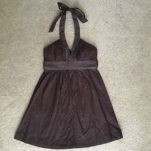 Speechless Brown Halter Dress